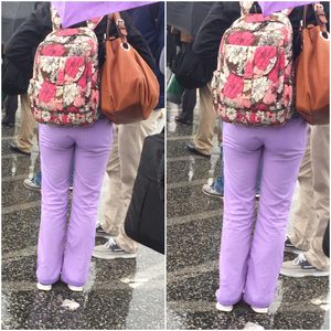 Nurse with nice ass in tight scrubs