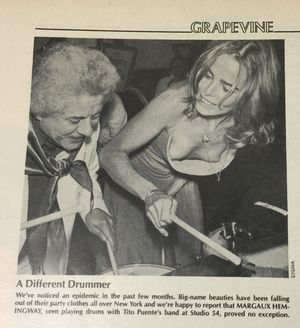 Margaux Hemingway nipple slip Playboy July 1979