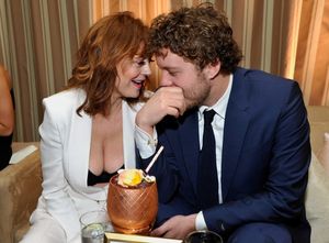 Susan Sarandon and son Jack Robbins