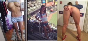 She likes showing off her asshole