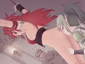 Echidna and Risty _ Queen's Blade by unknown