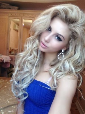 Gorgeous hair and lips