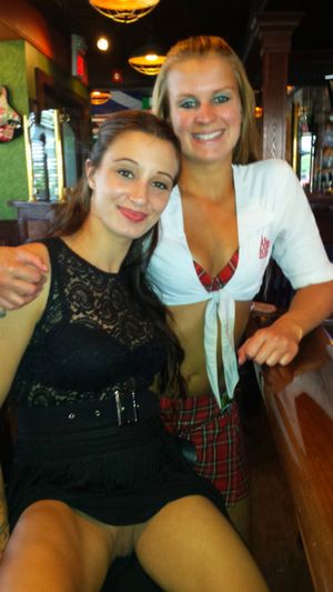 Accidental pussy flash