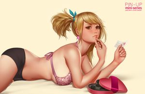 Lucy Heartfilia Pin-Up by tsuaii