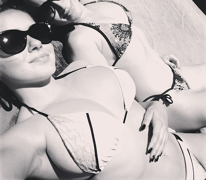 Ariel with a friend