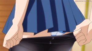 Onii-chan no Koto Nanka Zenzen Suki Janain Dakara ne takanashi nao gif pantyhose pull as nylon tights anime