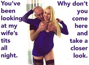 he offered his wife to me