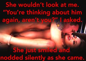 she was thinking about him