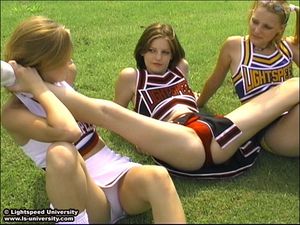 Naughty - Cheerleaders - Splits