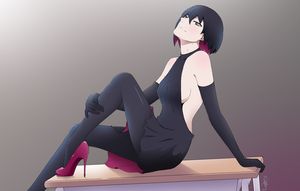 oshino ougi (monogatari (series) and owarimonogatari) drawn by j adsen