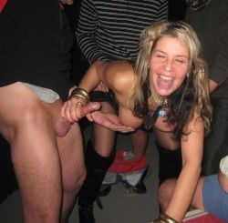 Happy centre of attention.