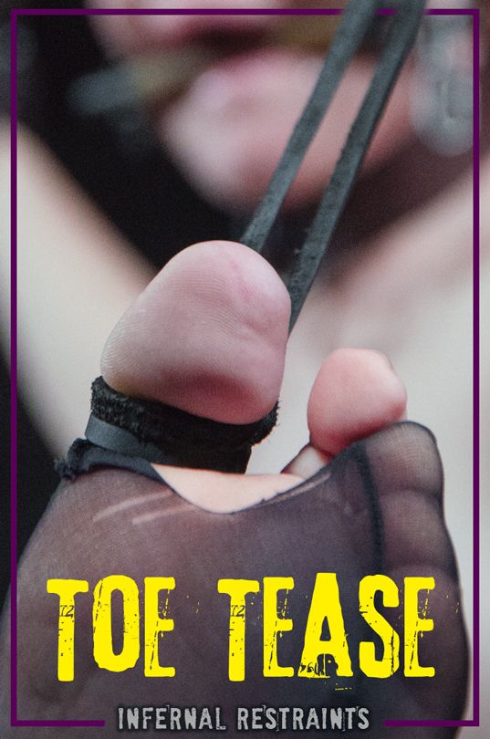 Barbary Rose nose clamped with clothes pins, bit gagged - Foot Torture is the Least Of Her Worries