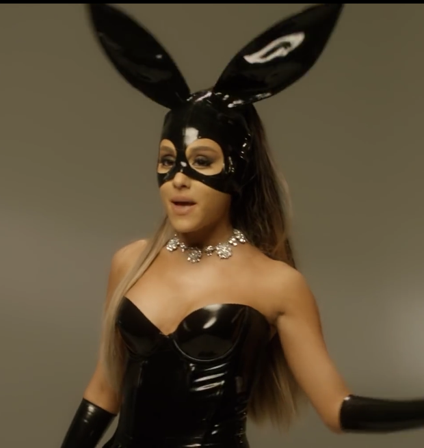 Ariana grande looks so hot in latex