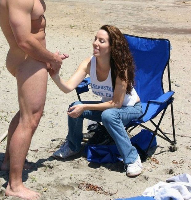 I'm the dick inspector on this beach. Let me take a good look at this one.