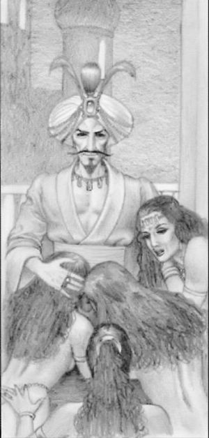 MMMMmm yes, that's good, keep sucking......Being the Sultan has its privileges.