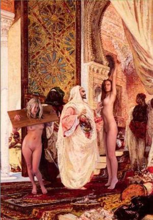 When a harem female does not behave, she is publicly punished