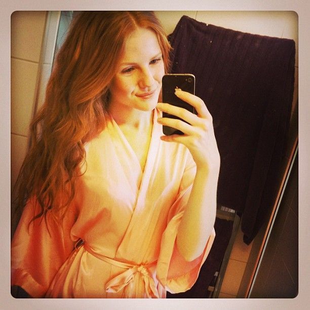 Perfect redhead selfie
