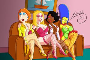 Lois, Francine, Donna & Marge