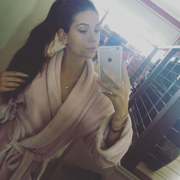 Beautiful babe selfie