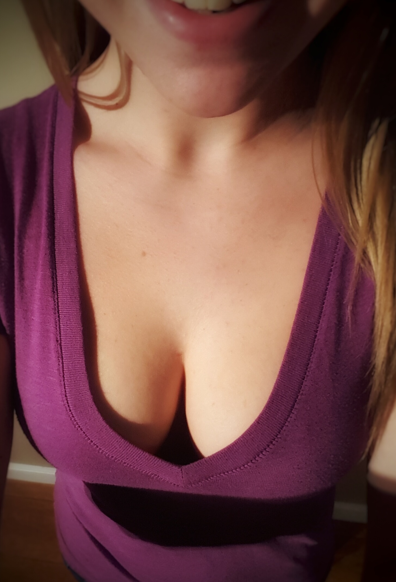 Catching a lot of staring today.. Is my top too low? No, its perfect