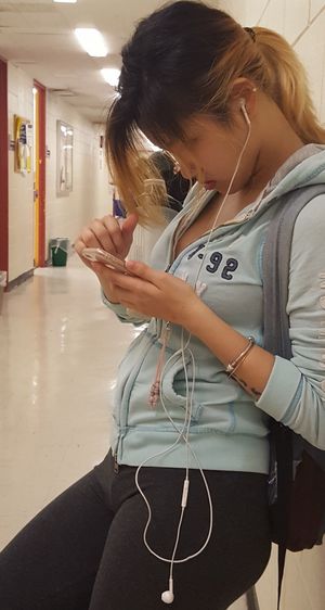 Beautiful Chinese College Student