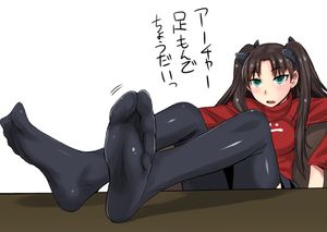 toosaka rin (fate/stay night and fate (series)) drawn by kokuryuugan