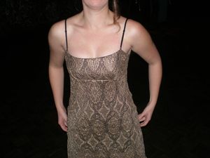 Cassie in Costume, Neck Down