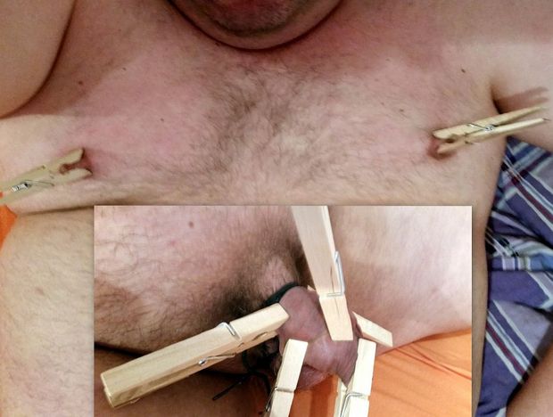 Clothes Pin Piggie