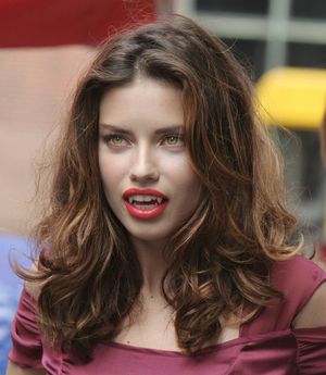 Supermodel Adriana Lima with Vampire Fangs by TurlyVamp