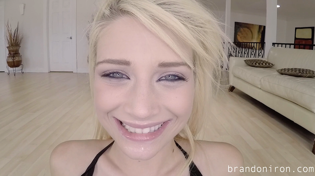 AUBREY GOLD 18 Sucks Off BRANDON IRON 47 for loadmymouth