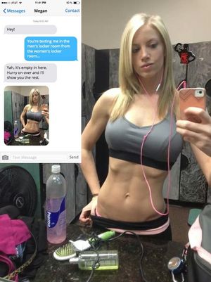 She'll show you hers if you show her yours... and fuck her with it.