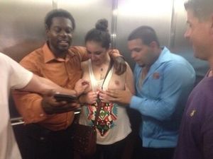 I’m Nancy Miami.. I love getting felt up..