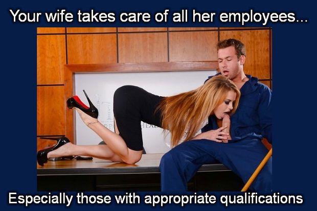 Your wife, the boss of male dreams