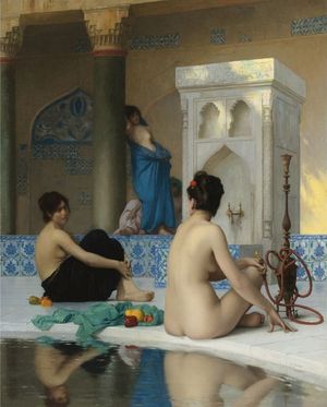 After The Bath, by Jean-Leon Jerome
