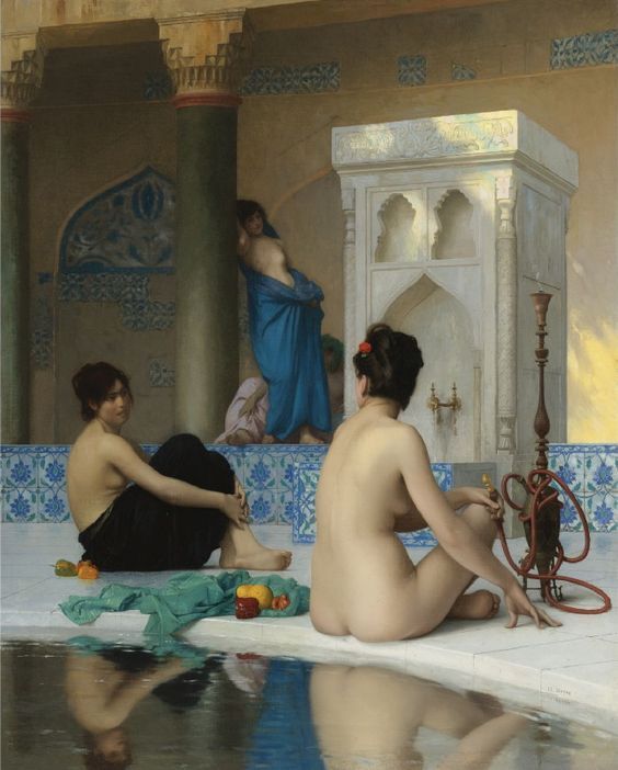 After The Bath, by Jean-Leon Jerome