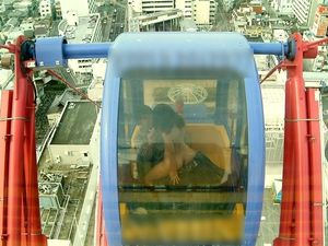 Getting naked for sex on the ride.