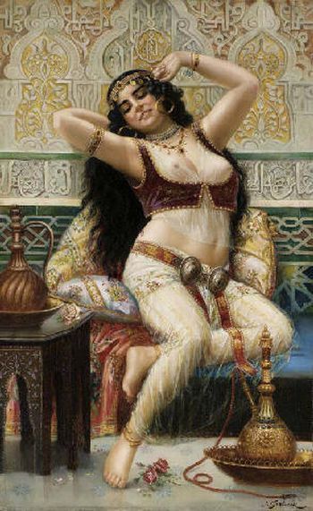 Harem Beauty, Joseph Sedlacek artist