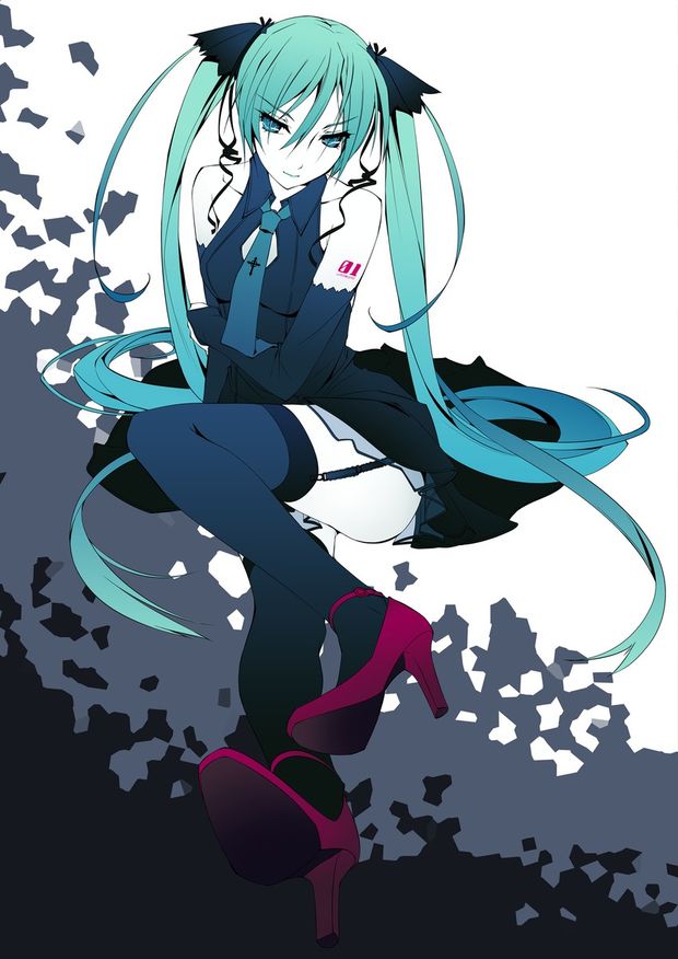 hatsune miku (vocaloid) drawn by murakami suigun