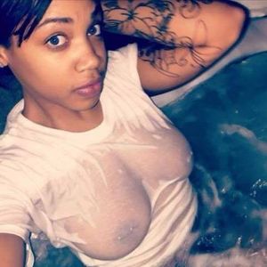 Chocolate Cutie in a Wet T-shirt