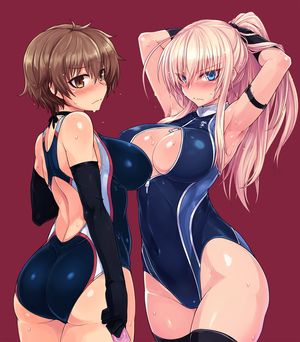 hanna-justina marseille and katou keiko (strike witches) drawn by null (nyanpyoun)