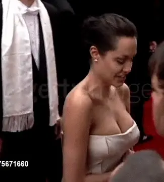 Angelina Jolie -6/75 -5'7''- 36-23-35''- 34C-Bra - 130lbs - 9-Shoe, Dark Sided Cunnilingus! - Yum! Yum!