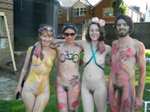 World Naked Bike Ride - I'm sure it feels great inside all three of their pussies, but I'm partial to #1 and 3