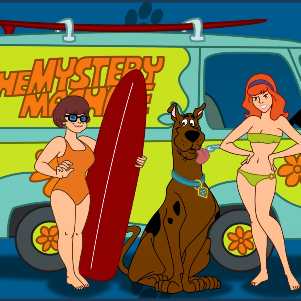 Toon Characters - Scooby-Doo - Mystery Machine beach gals