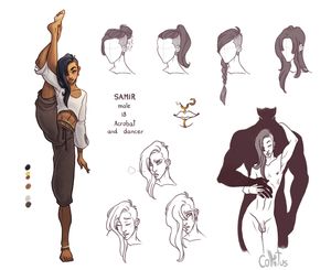 Samir Character Sheet by Negromante