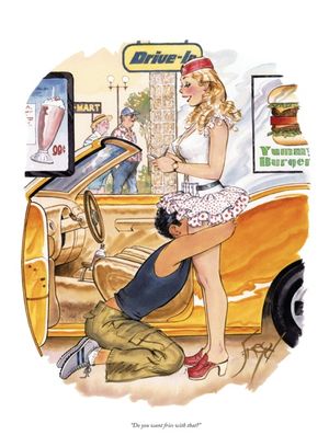 Cartoon Gallery - Fries - Doug Sneyd