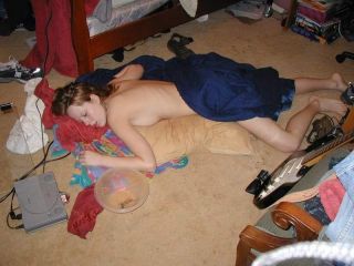 Sleeping on the floor