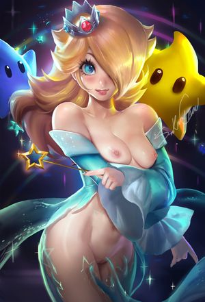 rosetta from mario by sakimichan