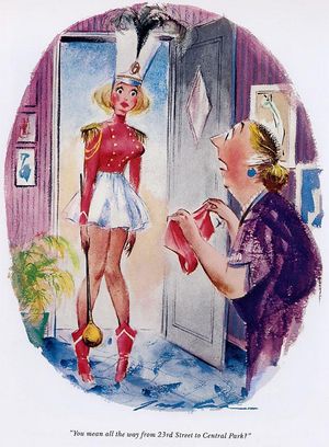 Cartoon Gallery - From 23rd Street to Central Park