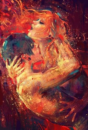 Art Of Women - Couples In Love - Fire and passion