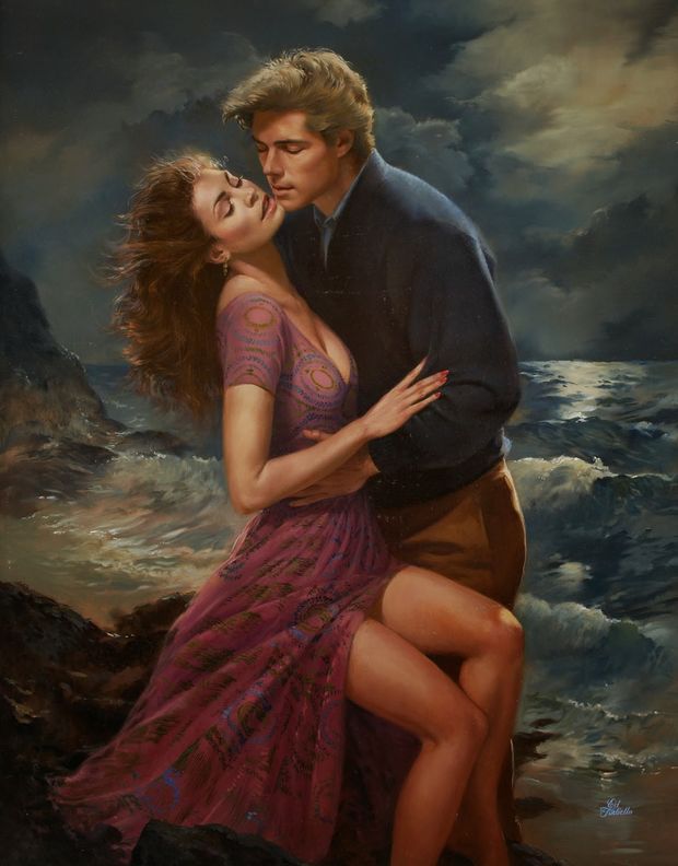 Art Of Women - Couples In Love - Romance by the sea